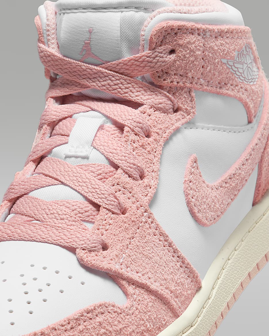 Jordan 1 Mid SE Younger Kids Shoes